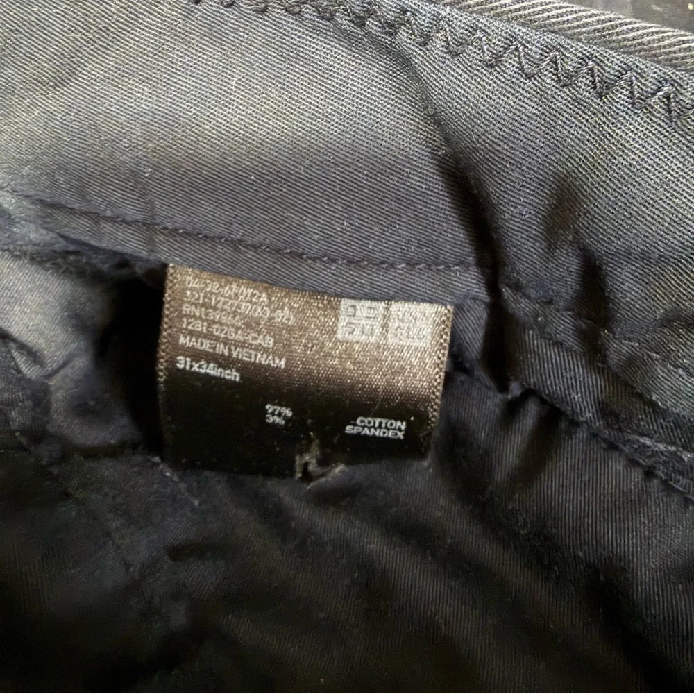 (Set of 3) 31” W x 27”L Uniqlo slim fit chino trousers - Picture 5 of 5